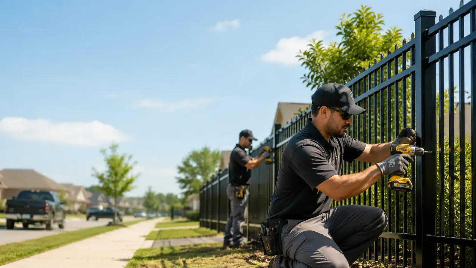 Metal Fence Installation in Amanda, OH